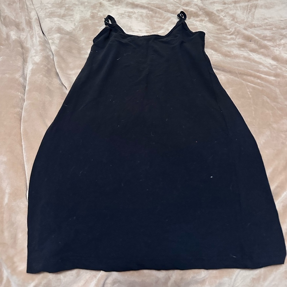 Splendid Layers Black Knit Cami Slip  M